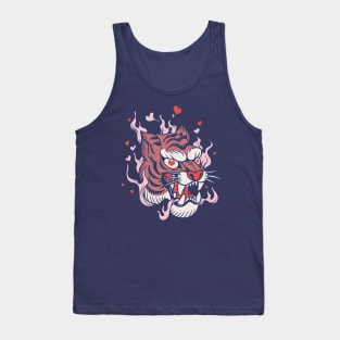 Tiger in love Tank Top